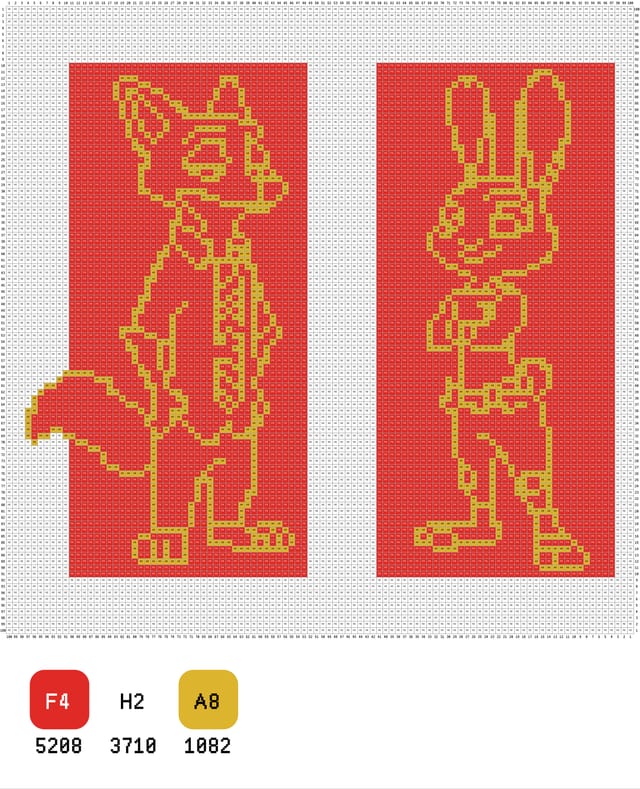 知名IP 027拼豆图纸