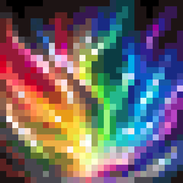 极光星云(30x30全色)拼豆图纸