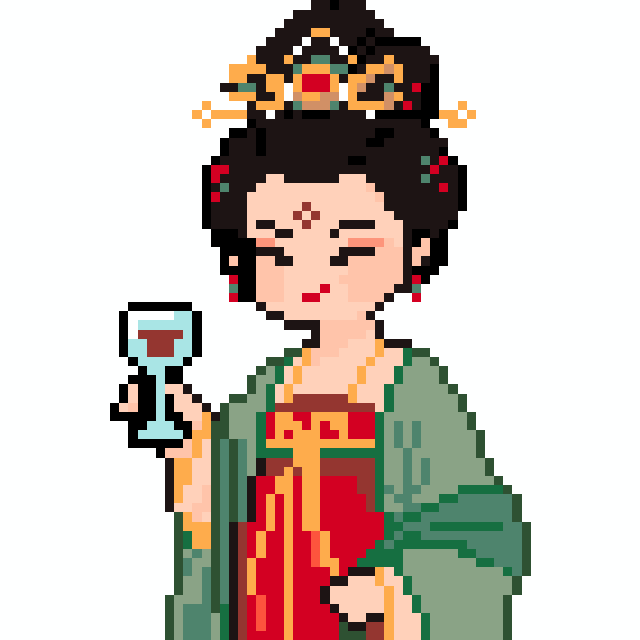 杨贵妃拼豆图纸