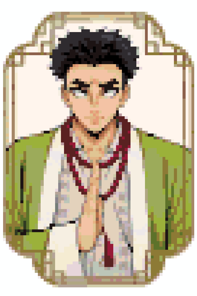 鬼灭之刃·悲鸣屿行冥（68×102竖版）拼豆图纸