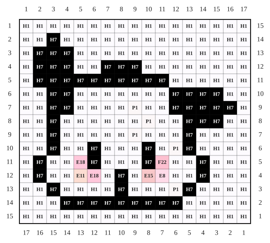 小鼻嘎-史努比拼豆图纸