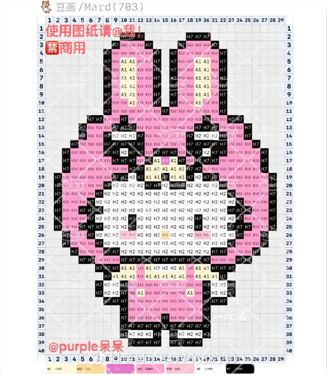 西游记kitty 1671拼豆图纸