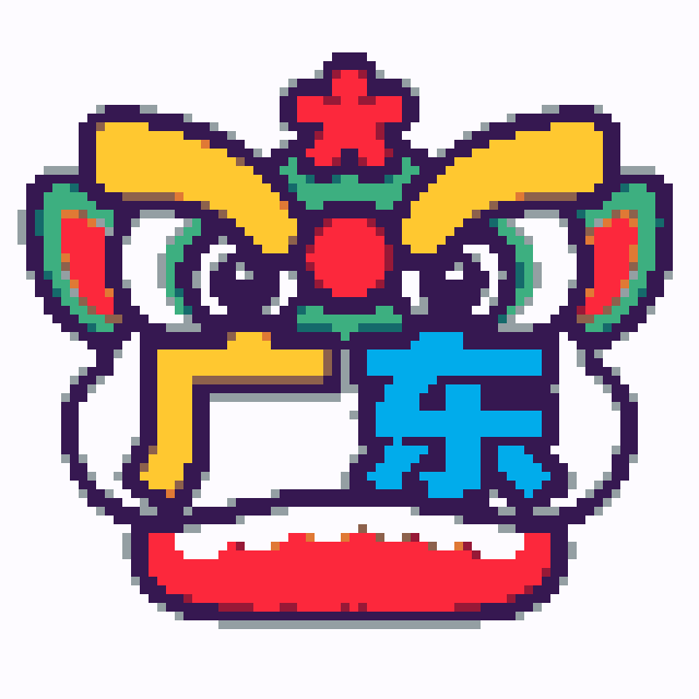 广东城市打卡牌拼豆图纸