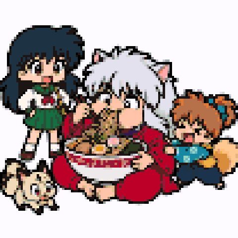 犬夜叉2拼豆图纸